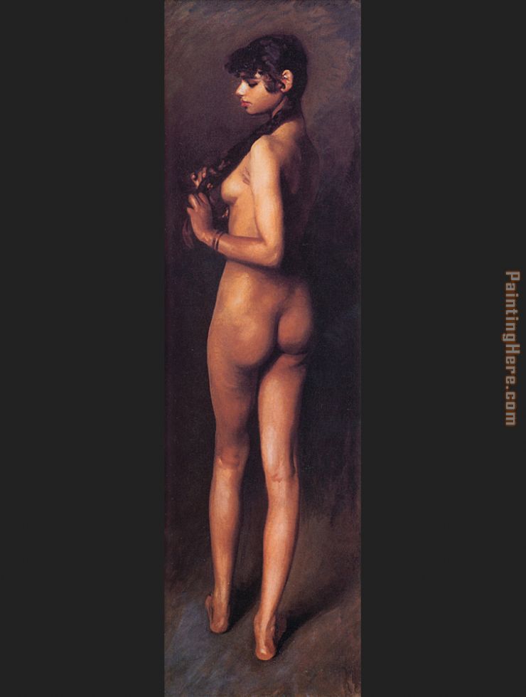 John Singer Sargent Nude Egyptian Girl